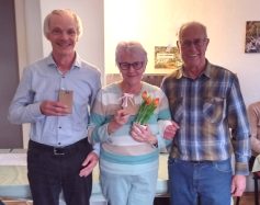 v.l. H.J. Messner, Heide Beier, Heinz Heinemann